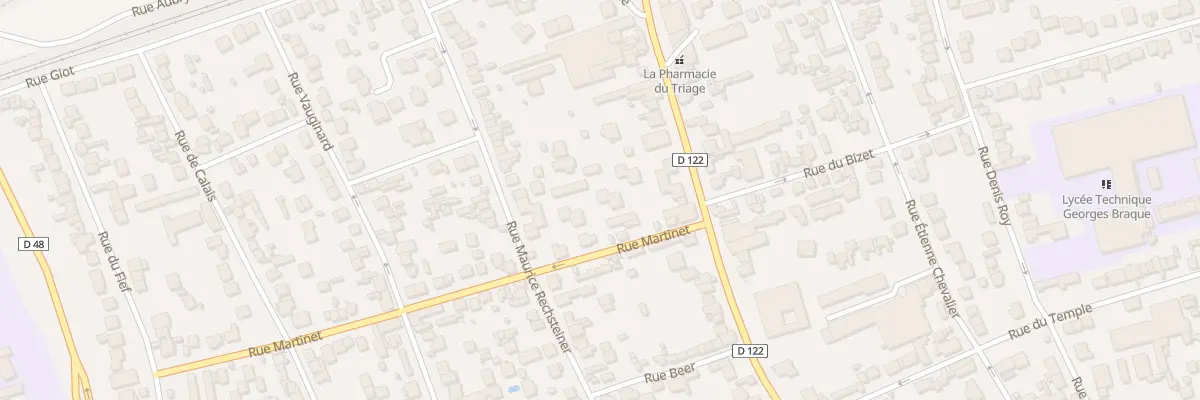 Plan du 92 Rue Maurice Rechsteiner à Argenteuil