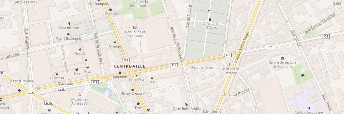 Plan du 70 Rue Gallieni à Boulogne-Billancourt