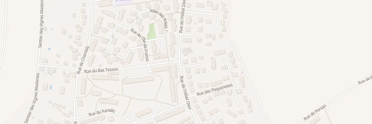Plan du 2 Rue des Primevères à Champagne-sur-Oise