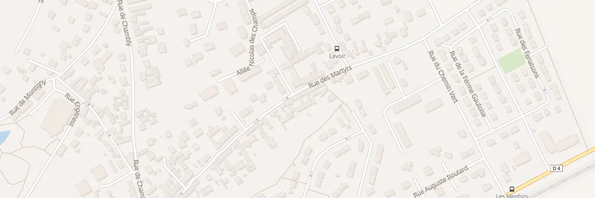 Plan du 23B Rue des Martyrs à Champagne-sur-Oise