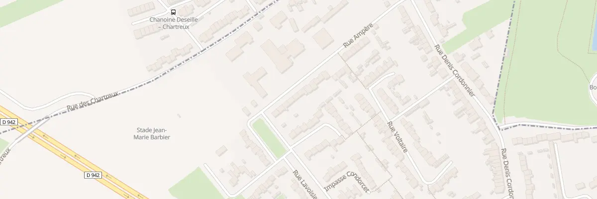 Plan du 33 Rue Ampère à Longuenesse