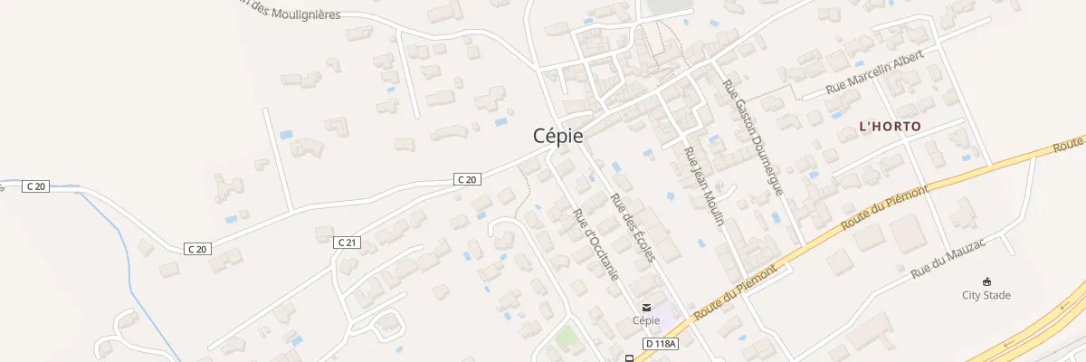 Plan du 25 Rue d’Occitanie à Cépie