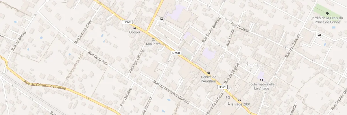 Plan du 55 Rue du Général Leclerc à Saint-Leu-la-Forêt