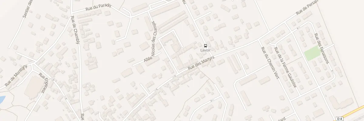 Plan du 24 Rue des Martyrs à Champagne-sur-Oise