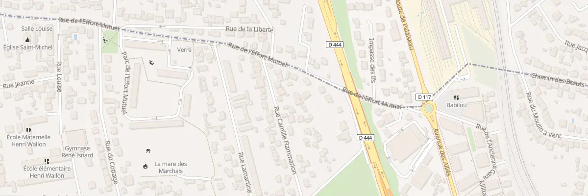 Plan du 36 Rue Camille Flammarion à Palaiseau