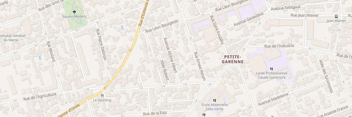 Plan du 15 Av Alcime Albert à Colombes