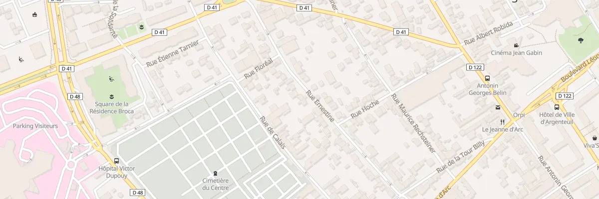Plan du 45 Rue Ernestine à Argenteuil