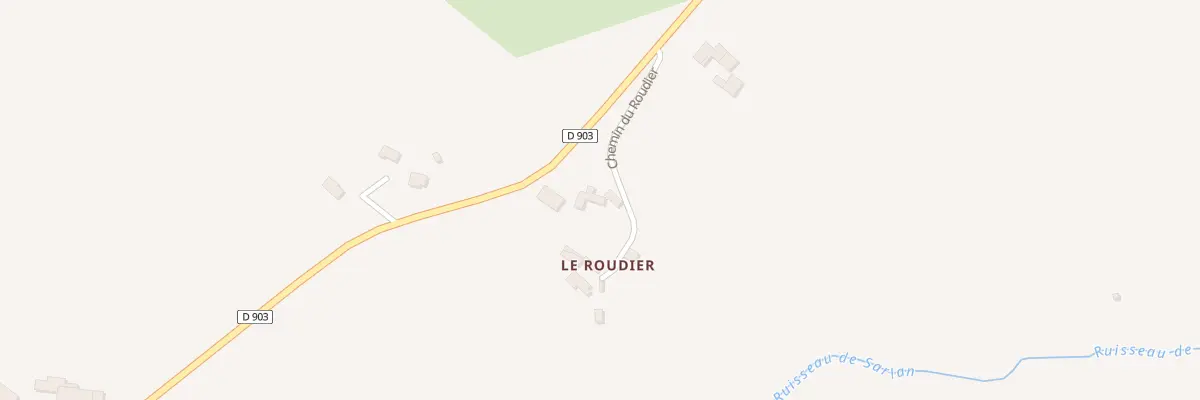 Plan du 120 Che du Roudier à Saussenac
