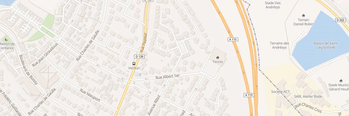 Plan du 43 Av Alexandre Ribot au Plessis-Bouchard