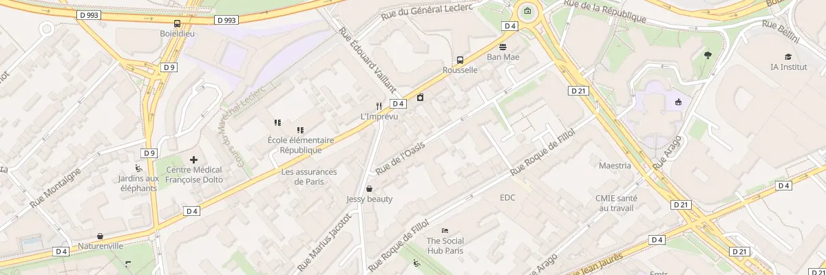 Plan du 9 Rue de l’Oasis à Puteaux