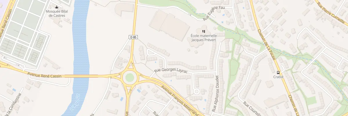 Plan du 45 Rue Georges Layrac à Castres