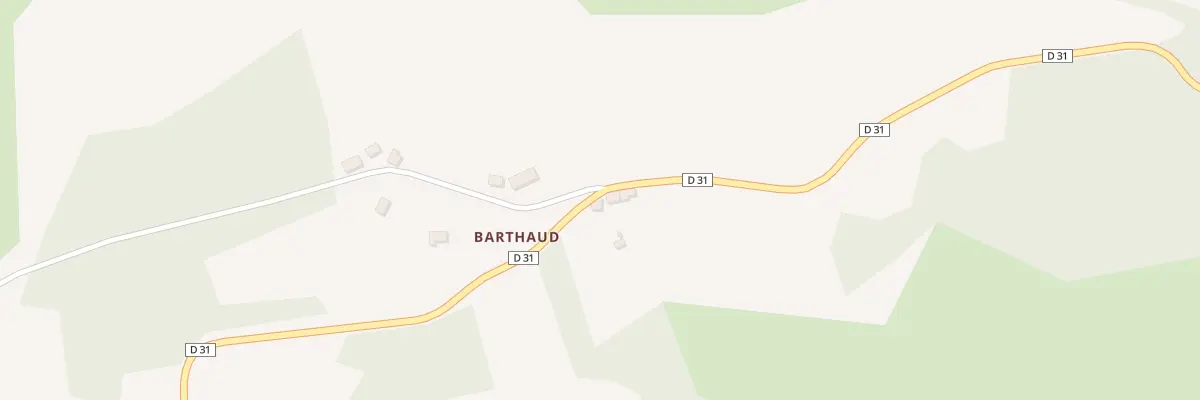 Plan du 3 Barthaud à Magnat-l’Étrange