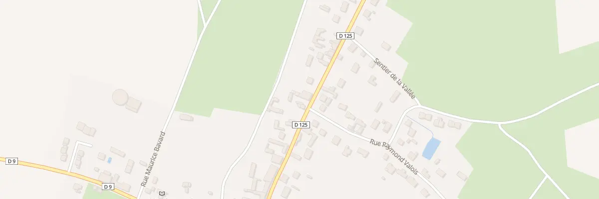 Plan du 23 Rue de la Grande Vallée à Haudivillers