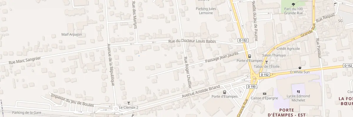 Plan du 7 Rue Roger Lhuillier à Arpajon