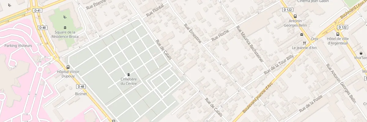 Plan du 82 Rue de Calais à Argenteuil