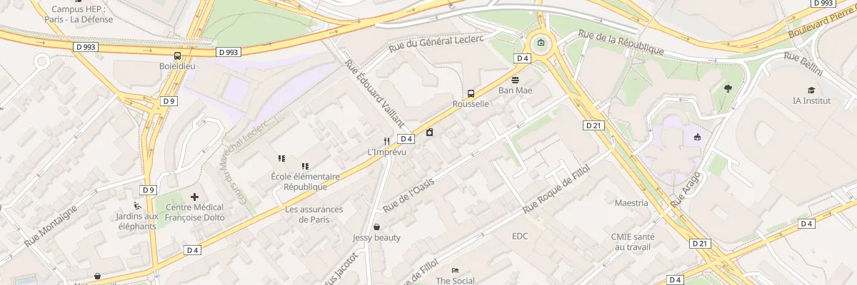 Plan du 75 Rue de la République à Puteaux