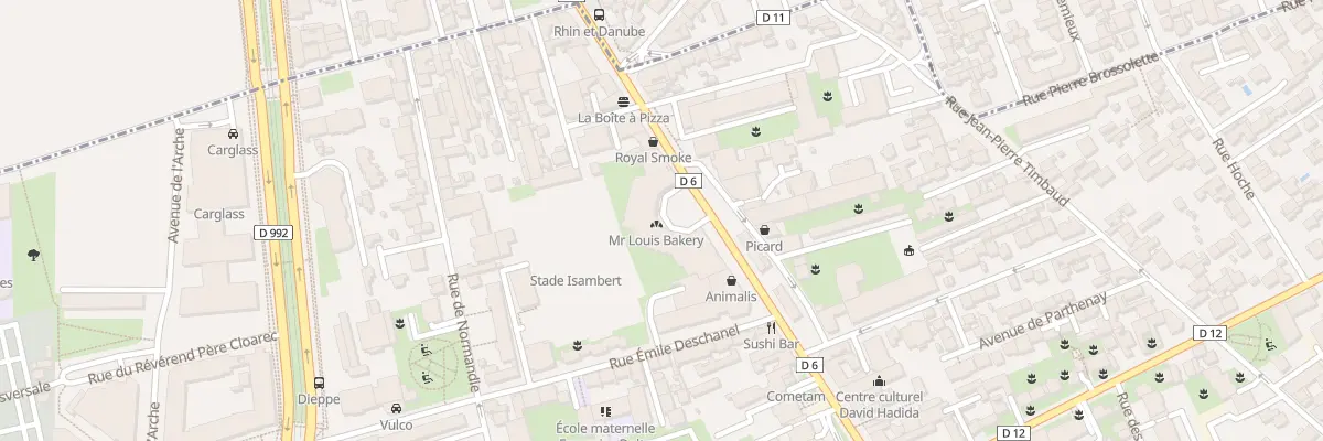 Plan du 73 Av Marceau à Courbevoie