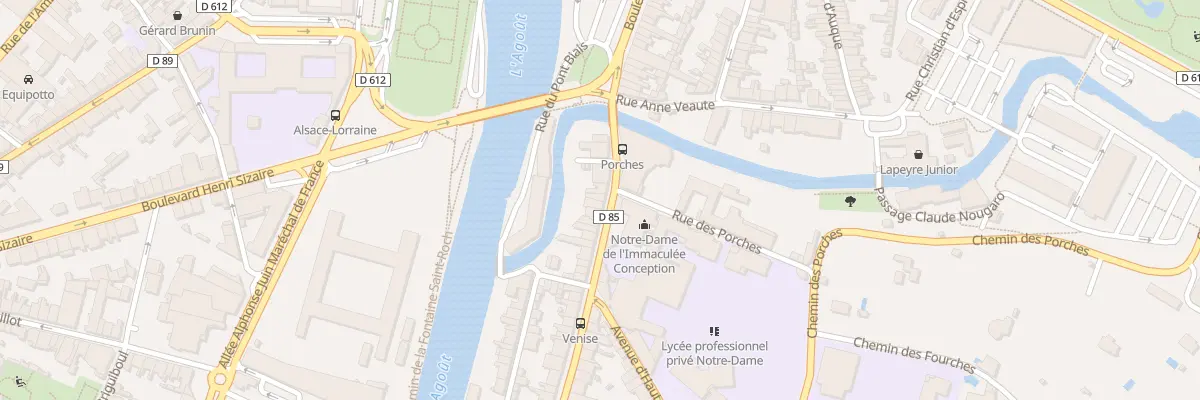 Plan du 14 Av Emilie de Villeneuve à Castres