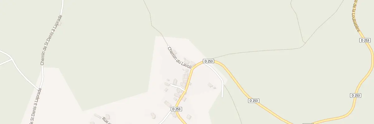 Plan du 2 Che du Lavoir à Lacombe