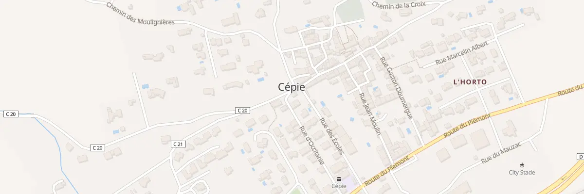 Plan du 20 Rue d’Occitanie à Cépie