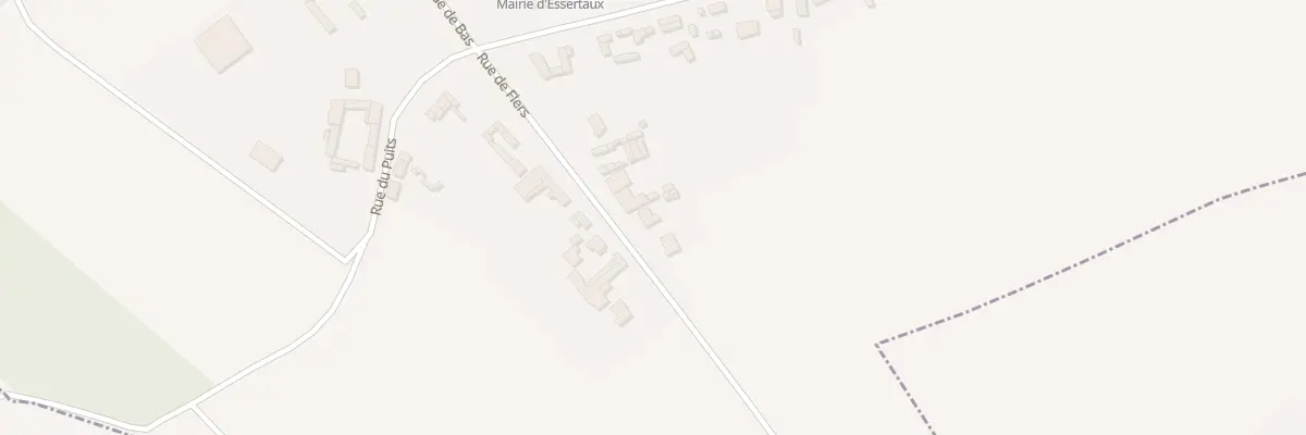 Plan du 11 Rue de Flers sur Noye à Essertaux