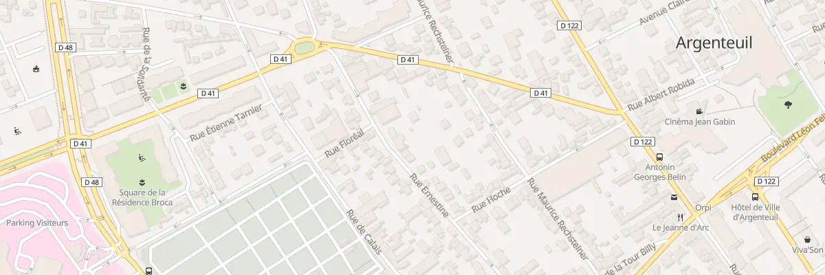 Plan du 40 Rue Ernestine à Argenteuil