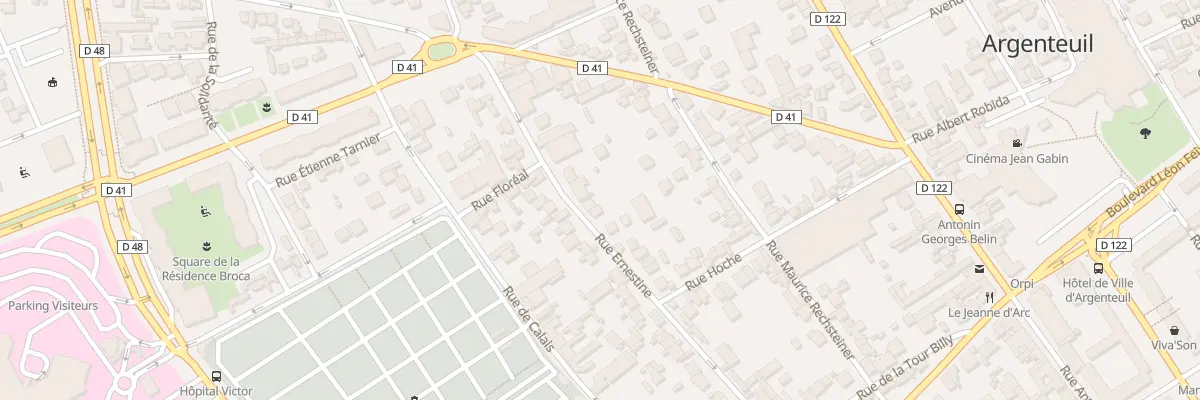 Plan du 38 Rue Ernestine à Argenteuil