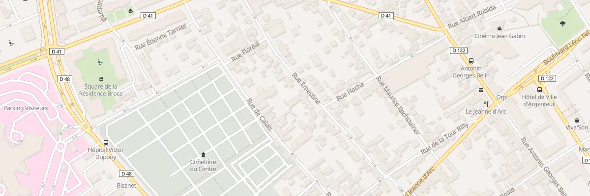 Plan du 39 Rue Ernestine à Argenteuil