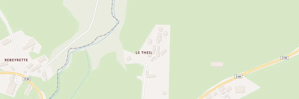 Plan du 12 Le Theil à Saint-Julien-le-Châtel