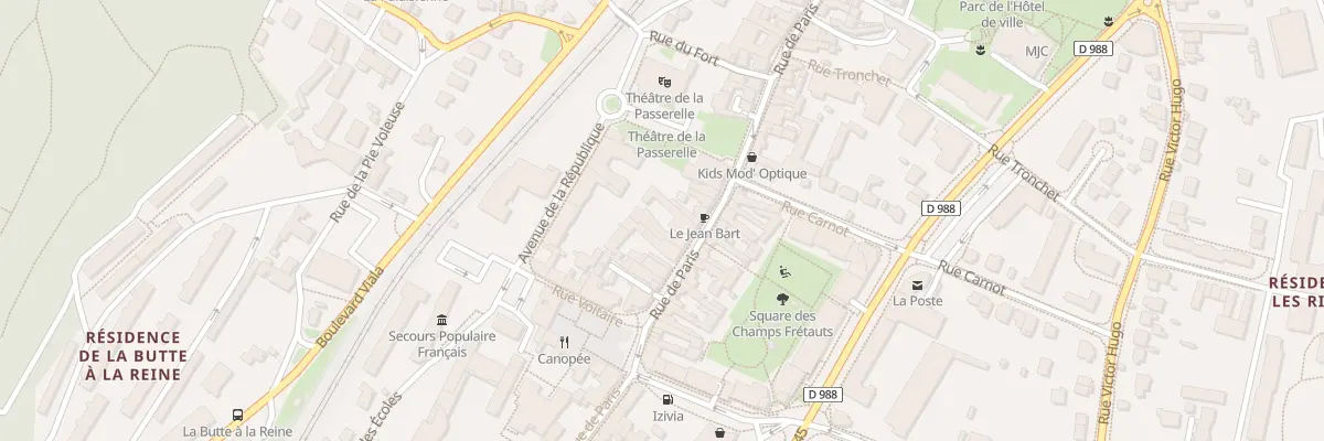 Plan du 148 Rue de Paris à Palaiseau
