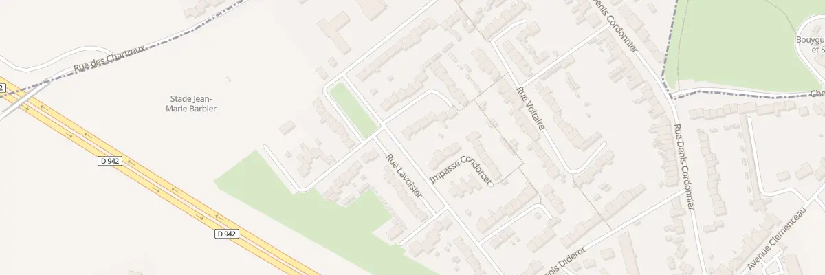 Plan du 1 Imp Monge à Longuenesse