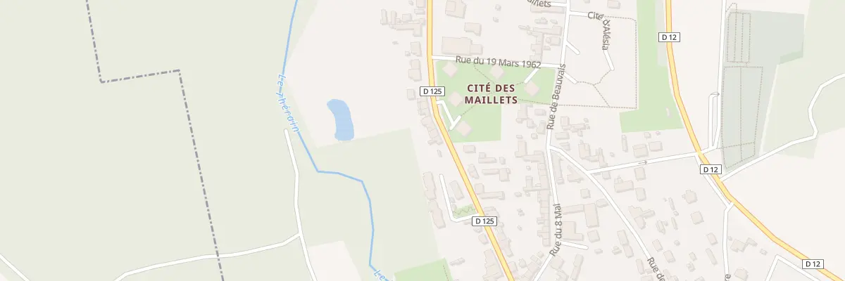 Plan du 23 Rue de Marguerie à Hermes