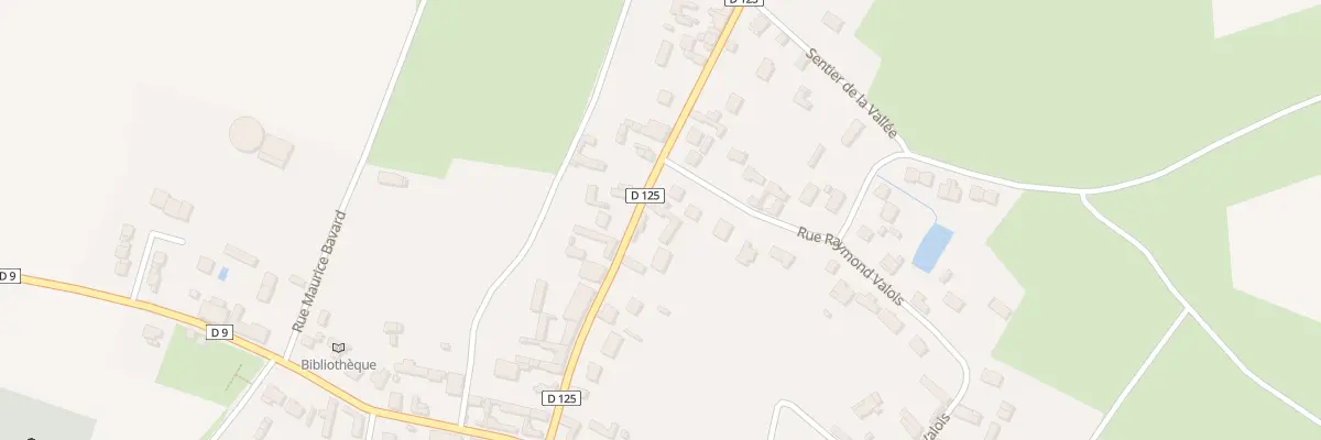 Plan du 22 Rue de la Grande Vallée à Haudivillers