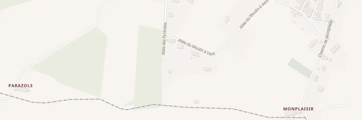 Plan du 9 All du Moulin à Vent à Fontiers-Cabardès