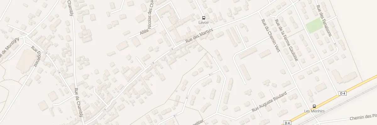 Plan du 25 Rue des Martyrs à Champagne-sur-Oise