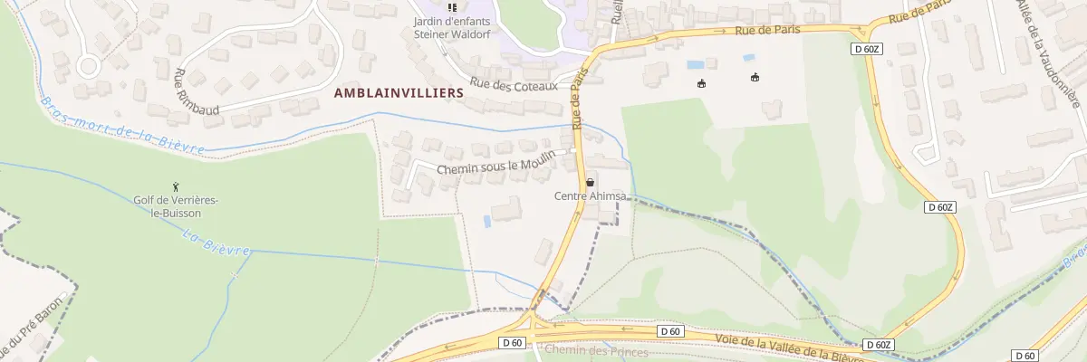 Plan du 1 Che sous le Moulin à Verrières-le-Buisson