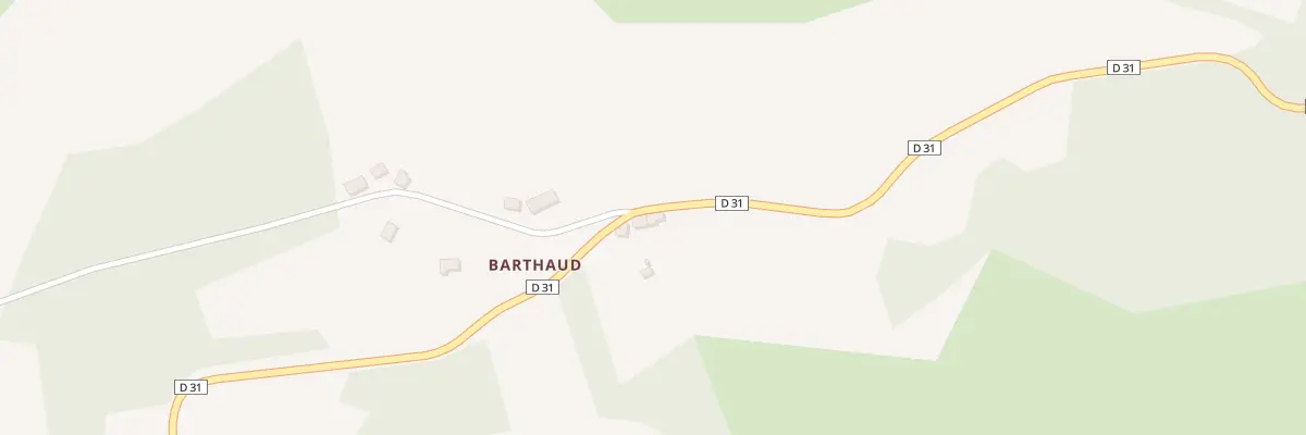 Plan du 1 Barthaud à Magnat-l’Étrange