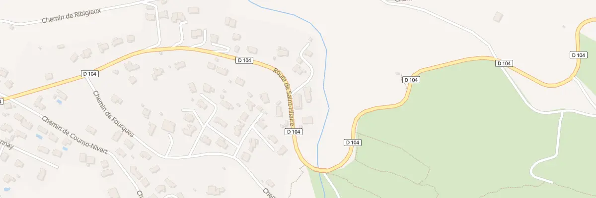 Plan du 49 Rte de St Hilaire à Pieusse