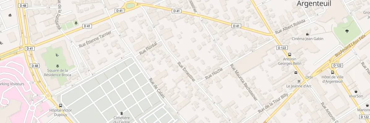 Plan du 30 Rue Ernestine à Argenteuil
