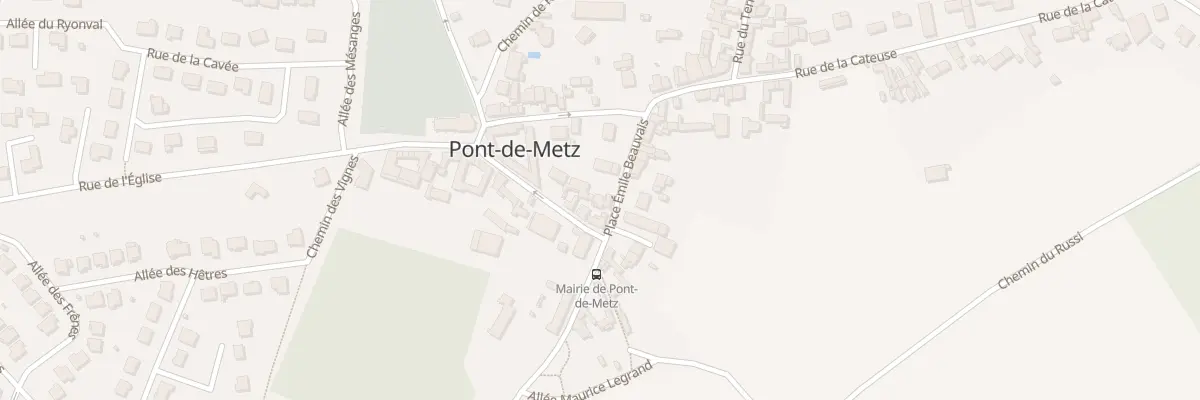 Plan du 2 Rue de l’Eglise à Pont-de-Metz