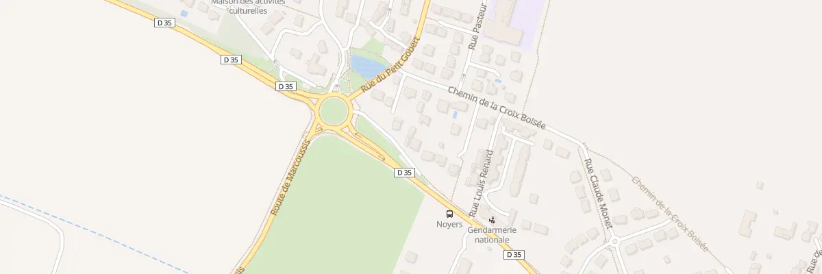 Plan du 7 Rte de Montlhéry à Nozay