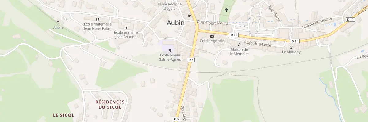 Plan du 36 Av Jules Cabrol à Aubin
