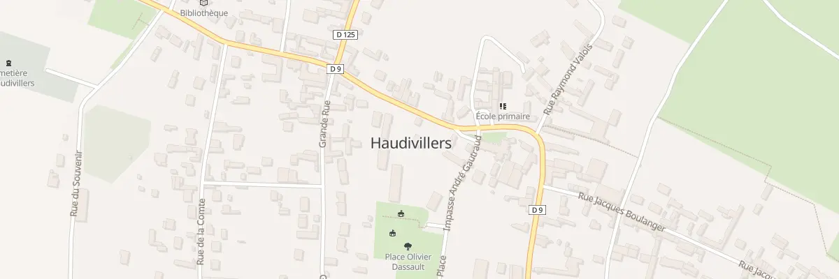Plan du 8 Rue de l’Eglise à Haudivillers