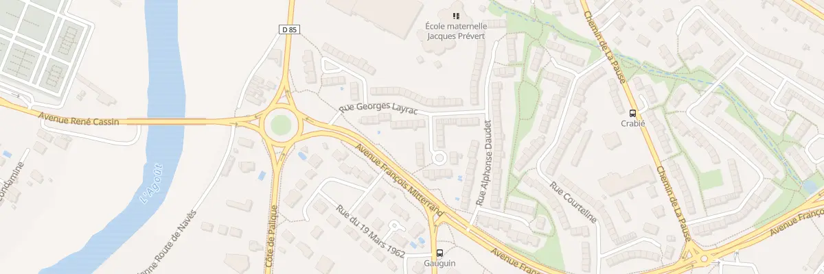 Plan du 18 Rue Georges Layrac à Castres