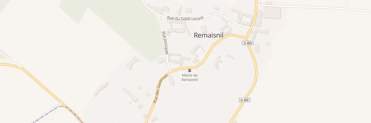 Plan du 3 Rue du Terrain de Boules à Remaisnil