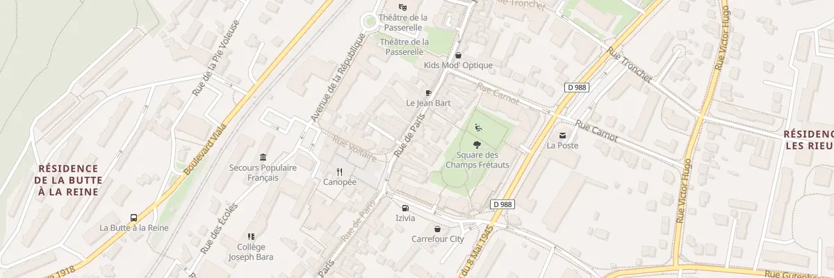 Plan du 137 Rue de Paris à Palaiseau