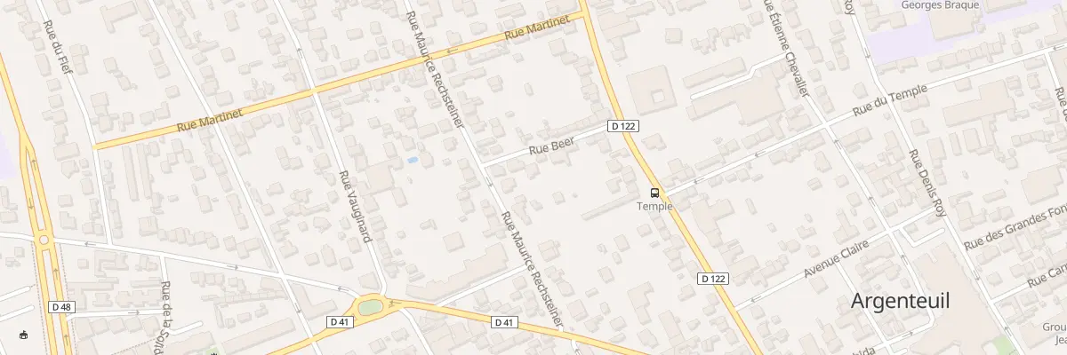 Plan du 64B Rue Maurice Rechsteiner à Argenteuil
