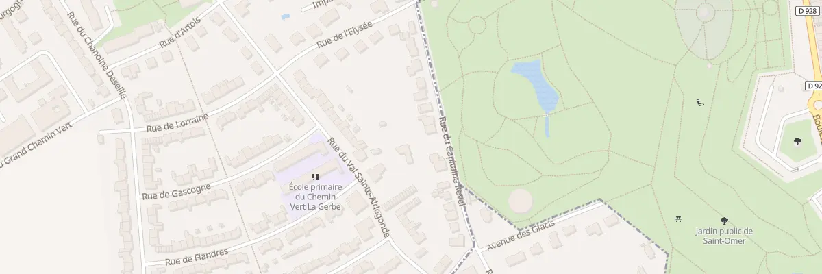 Plan du 136 Rue du Capitaine Revel à Saint-Martin-lez-Tatinghem