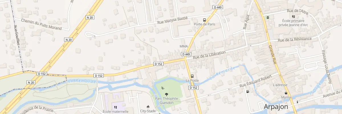 Plan du 48B Rue de la Libération à Arpajon
