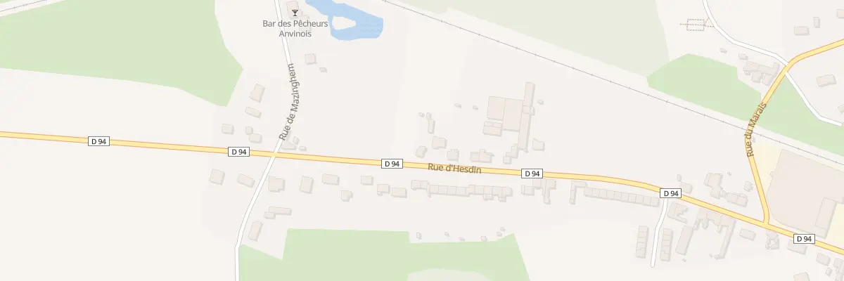 Plan du 913 Rue d’Hesdin à Anvin